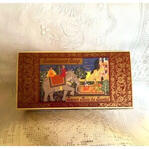 Crabtree & Evelyn Sandalwood Soap set of 3 NIB